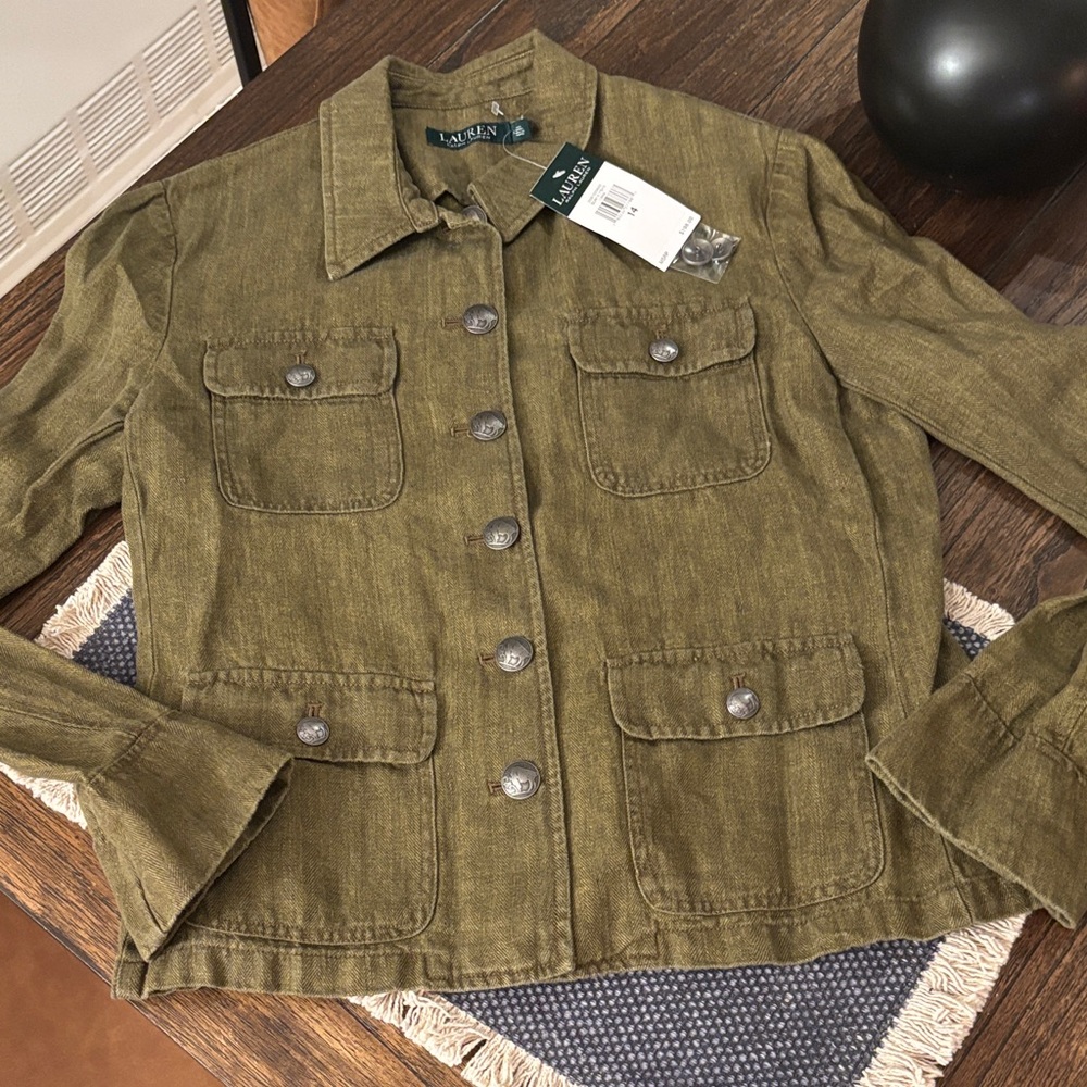 ralph lauren casual jacket women size 14